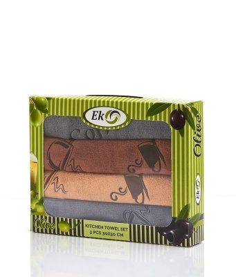 картинка Подарочный набор полотенец  кухонный микрофибра  4 шт. от магазина VINSTORE