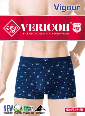 картинка Боксери чоловічі Vericoh LYCRA (V1-9823B) от магазина VINSTORE